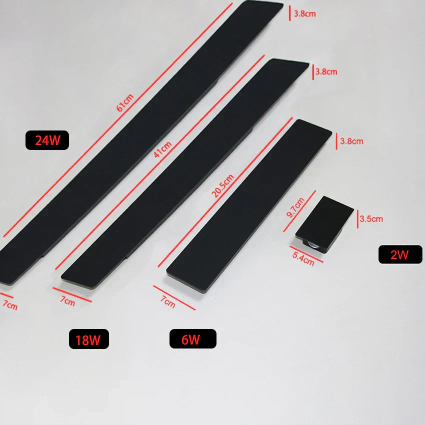 Wetterfeste Aluminium Wandleuchte für Außen mit LED Licht - IP65, Einfache Installation und Langlebiges Design