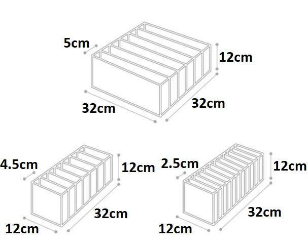 Frendorf | Aufbewahrungsboxen für Unterwäsche