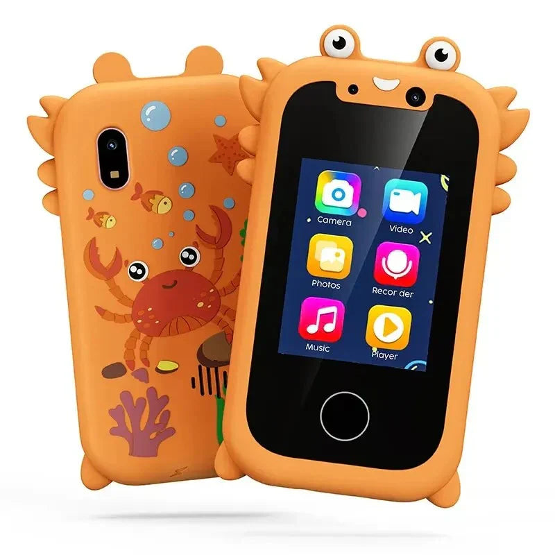 Frendorf | Kinder Lern-Smartphone mit Touchscreen, Kamera & Musikfunktion