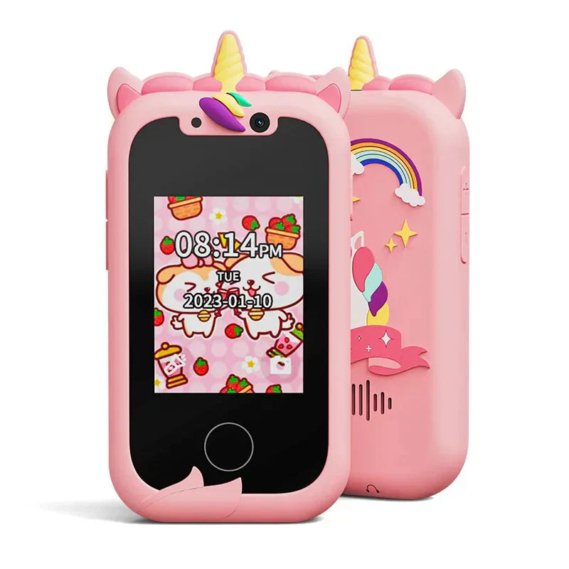 Frendorf | Kinder Lern-Smartphone mit Touchscreen, Kamera & Musikfunktion