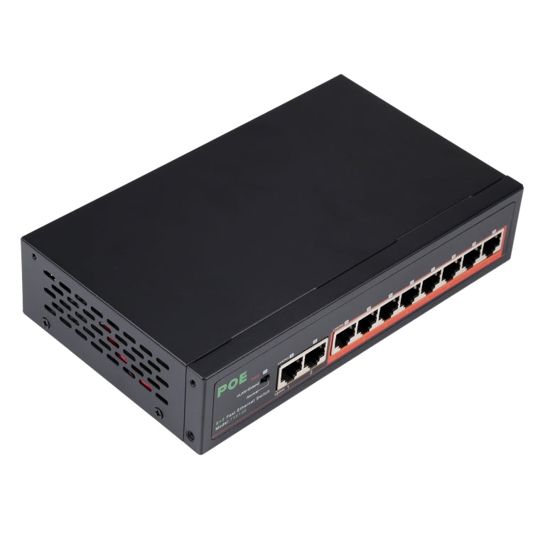 Frendorf | 8 Ports 10/100Mbps POE Switch IEEE802.3af Power Over Ethernet Netzwerk Switch für IP Kamera VoIP Telefon AP Geräte