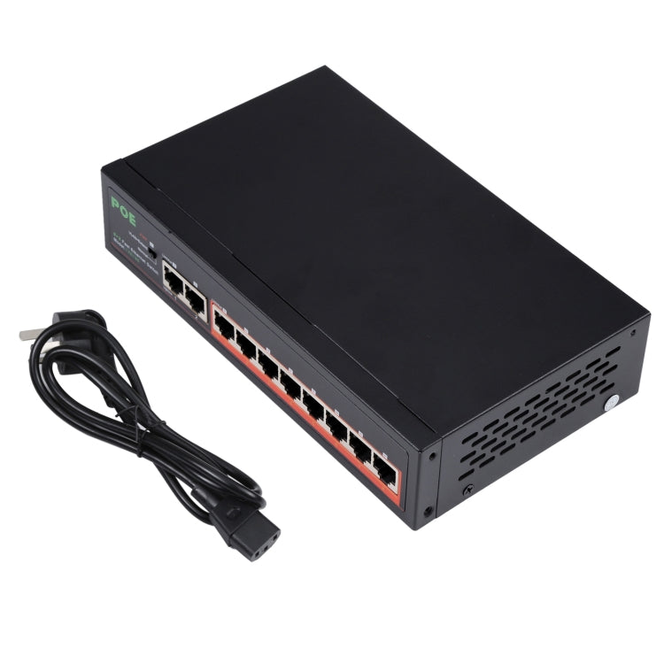Frendorf | 8 Ports 10/100Mbps POE Switch IEEE802.3af Power Over Ethernet Netzwerk Switch für IP Kamera VoIP Telefon AP Geräte