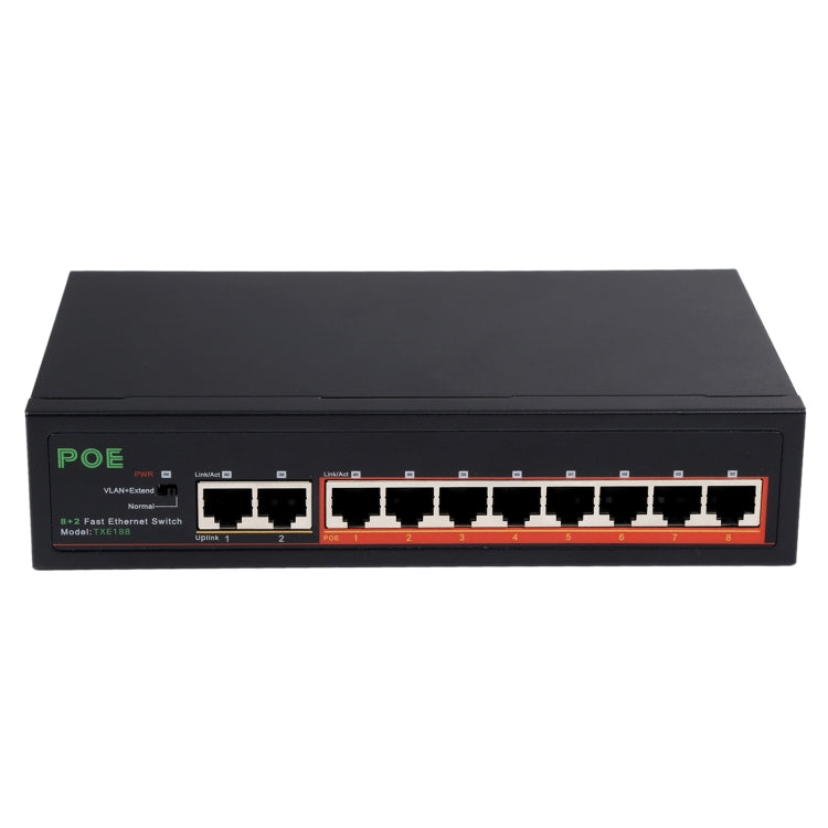 Frendorf | 8 Ports 10/100Mbps POE Switch IEEE802.3af Power Over Ethernet Netzwerk Switch für IP Kamera VoIP Telefon AP Geräte