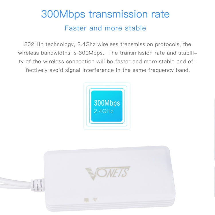Frendorf | VONETS VAP11G-500S High Power CPE 20dbm Mini WiFi 300Mbps Brücke WiFi-Repeater Signalverstärker, Outdoor Drahtlos Punkt zu Punkt, Keine Hindernisse (Weiß)