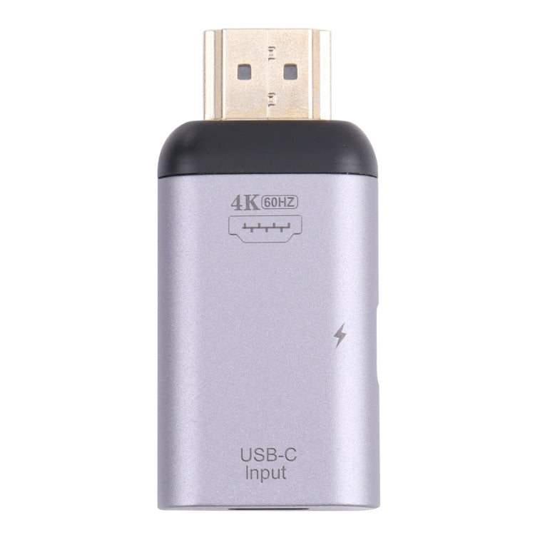 Frendorf | 2 in 1 4K 60Hz HDMI Stecker auf USB-C / Type-C Lade- + USB-C / Type-C Buchsenadapter