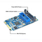 Frendorf | MINI PCI-E zu USB 3.0 Front 19 Pin Desktop PC Erweiterungskarte (Blau)
