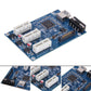 Frendorf | PCI-E 1 zu 3 PCI Express 1 Slots Riser Karte 3 PCI-E Slot Adapter PCI-E Port Multiplikator Karte mit 60cm USB Kabel (Blau)