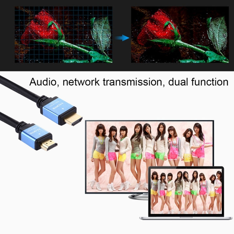 Frendorf | 15m HDMI 2.0 Version High Speed HDMI 19 Pin Stecker zu HDMI 19 Pin Stecker Verbindungskabel