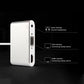 Frendorf | P27 Metallabdeckung Micro USB zu HDMI + VGA HDTV Converter Digital AV Adapter, Power by EZCast, Unterstützung für iOS / Android / Windows System (Silber)