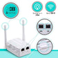 Frendorf | 300Mbps Wireless-N Reichweitenverlängerer WiFi Repeater Signalverstärker Netzwerkrouter mit 2 externen Antennen, EU-Stecker (Schwarz)