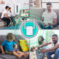 Frendorf | 300Mbps Wireless-N Reichweitenverlängerer WiFi Repeater Signalverstärker Netzwerkrouter mit 2 externen Antennen, EU-Stecker (Schwarz)