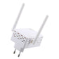 Frendorf | 300Mbps Wireless-N Reichweitenverlängerer WiFi Repeater Signalverstärker Netzwerkrouter mit 2 externen Antennen, EU-Stecker (Weiß)