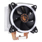 Frendorf | 6 Kupferrohre CPU Kühlkörper Hydrauliklager Kühlventilator Leiser Ventilator mit RGB Farblichter 4 Pin für Intel: LGA775 1150 1151 1155 1156 1366 2011 (AMD: FM1 FM2 AM2 AM3+ AM4)