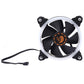 Frendorf | 6 Kupferrohre CPU Kühlkörper Hydrauliklager Kühlventilator Leiser Ventilator mit RGB Farblichter 4 Pin für Intel: LGA775 1150 1151 1155 1156 1366 2011 (AMD: FM1 FM2 AM2 AM3+ AM4)