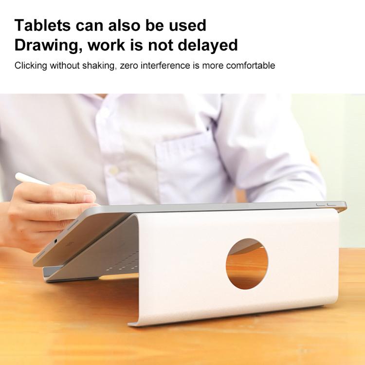Frendorf | Aluminium Kühlständer für Laptop, geeignet für Mac Air, Mac Pro, iPad und andere 11-17 Zoll Laptops (Grau)