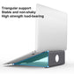 Frendorf | Aluminium Kühlständer für Laptop, geeignet für Mac Air, Mac Pro, iPad und andere 11-17 Zoll Laptops (Grau)