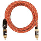 Frendorf | EMK TZ/A 2m OD8.0mm vergoldetes Metall Kopf RCA zu RCA Stecker Digital Koaxial Interconnect Kabel Audio / Video RCA Kabel