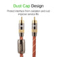 Frendorf | EMK TZ/A 5m OD8.0mm vergoldetes Metallkopf RCA zu RCA Stecker digitales Koaxial-Interconnect-Kabel Audio / Video RCA Kabel