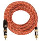 Frendorf | EMK TZ/A 8m OD8.0mm vergoldetes Metallkopf RCA zu RCA Stecker Digital Koaxial-Interconnect-Kabel Audio / Video RCA Kabel
