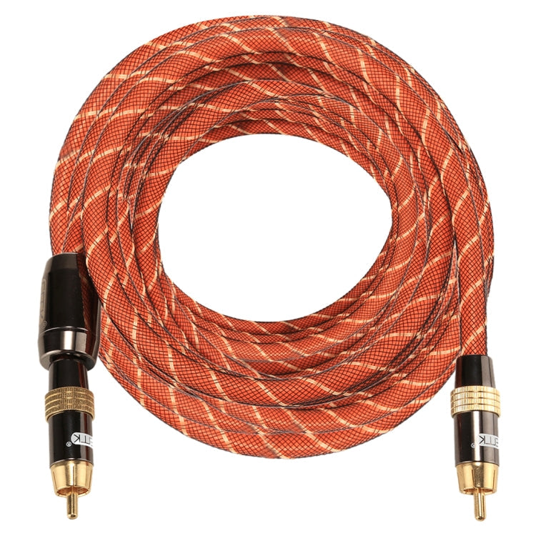 Frendorf | EMK TZ/A 8m OD8.0mm vergoldetes Metallkopf RCA zu RCA Stecker Digital Koaxial-Interconnect-Kabel Audio / Video RCA Kabel
