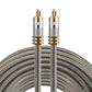 Frendorf | EMK YL-A 10m OD8.0mm vergoldetes Metall Kopf Toslink männlich zu männlich Digital optisches Audiokabel