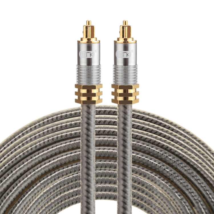 Frendorf | EMK YL-A 10m OD8.0mm vergoldetes Metall Kopf Toslink männlich zu männlich Digital optisches Audiokabel