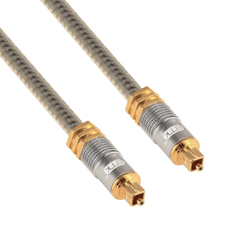 Frendorf | EMK YL-A 10m OD8.0mm vergoldetes Metall Kopf Toslink männlich zu männlich Digital optisches Audiokabel