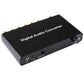 Frendorf | 2CH Digital Audio Decoder Converter mit optischem Toslink SPDIF Koaxial für Heimkino / PS4 / PS3 / XBOX360, Unterstützung der Lautstärkeregelung, AC-3, DTS