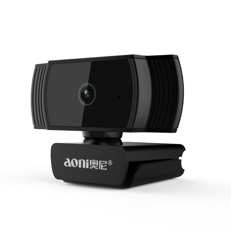 Frendorf | Aoni A20 FHD 1080P IPTV WebCam Teleconference Teaching Live Broadcast Computer Kamera mit Mikrofon (Schwarz)