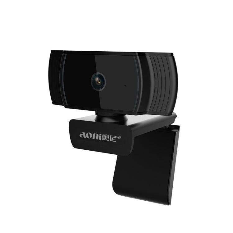 Frendorf | Aoni A20 FHD 1080P IPTV WebCam Teleconference Teaching Live Broadcast Computer Kamera mit Mikrofon (Schwarz)