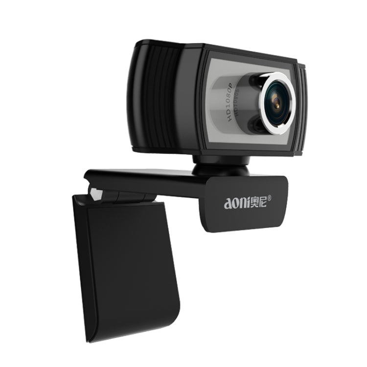 Frendorf | Aoni C33 Schönheit FHD 1080P IPTV WebCam Video-Konferenz Unterricht Live Übertragung Computer Kamera mit Mikrofon, treiberfrei Plug and Play (Schwarz)