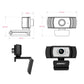 Frendorf | Aoni C33 Schönheit FHD 1080P IPTV WebCam Video-Konferenz Unterricht Live Übertragung Computer Kamera mit Mikrofon, treiberfrei Plug and Play (Schwarz)