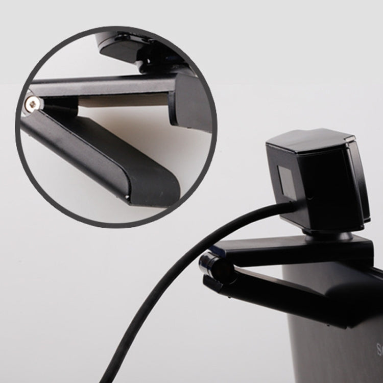 Frendorf | Aoni C33 Schönheit FHD 1080P IPTV WebCam Video-Konferenz Unterricht Live Übertragung Computer Kamera mit Mikrofon, treiberfrei Plug and Play (Schwarz)