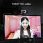 Frendorf | Aoni C33 Schönheit FHD 1080P IPTV WebCam Video-Konferenz Unterricht Live Übertragung Computer Kamera mit Mikrofon, treiberfrei Plug and Play (Schwarz)