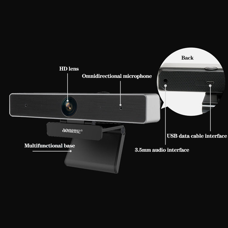 Frendorf | aoni C90 1080P HD Business Smart Computer Kamera mit Mikrofon