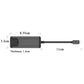 Frendorf | Onten 75002 8PIN zu RJ45 Hub USB 2.0 Adapter (Dunkelgrün)
