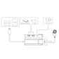 Frendorf | Onten 75002 8PIN zu RJ45 Hub USB 2.0 Adapter (Schwarz)