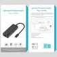 Frendorf | Onten 75002 8PIN zu RJ45 Hub USB 2.0 Adapter (Schwarz)