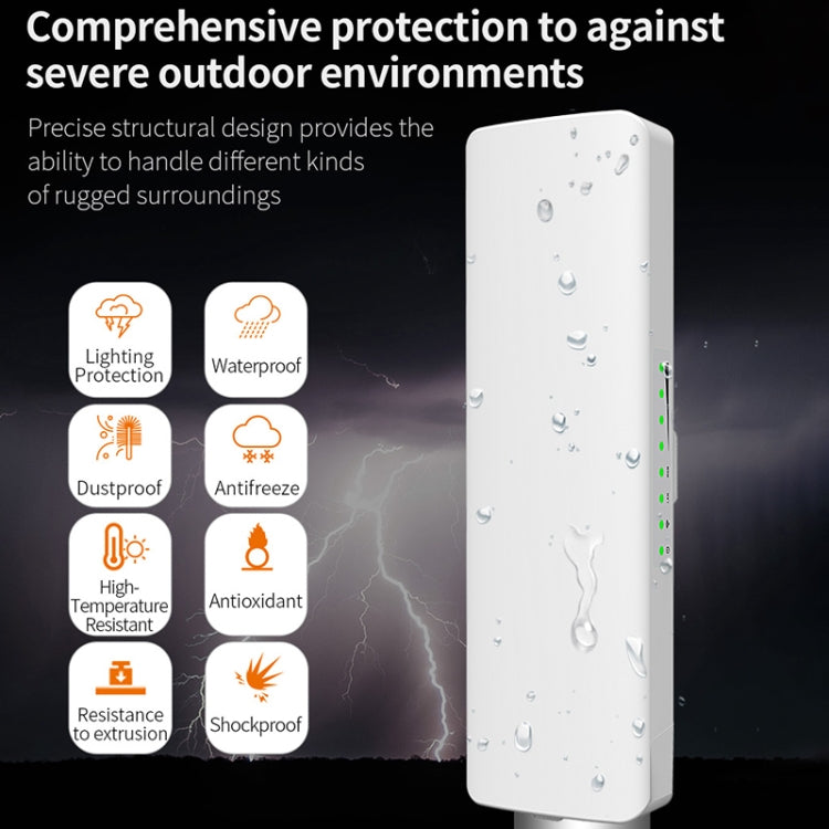 Frendorf | COMFAST CF-E312A Qualcomm AR9344 5.8GHz 300Mbps/s Outdoor ABS Wireless-Netzwerkbrücke mit POE-Adapter