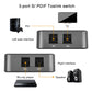 Frendorf | EMK SPDIF/TosLink Digital Optical Audio 3x1 Switcher mit IR-Controller (Grau)