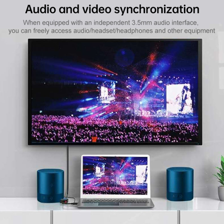 Frendorf | Onten 5165HV HDMI zu HDMI + VGA Adapter