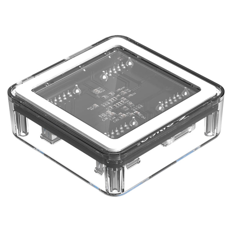 Frendorf | ORICO MH4U-30 USB 3.0 Transparenter Desktop HUB mit 30cm Micro USB Kabel