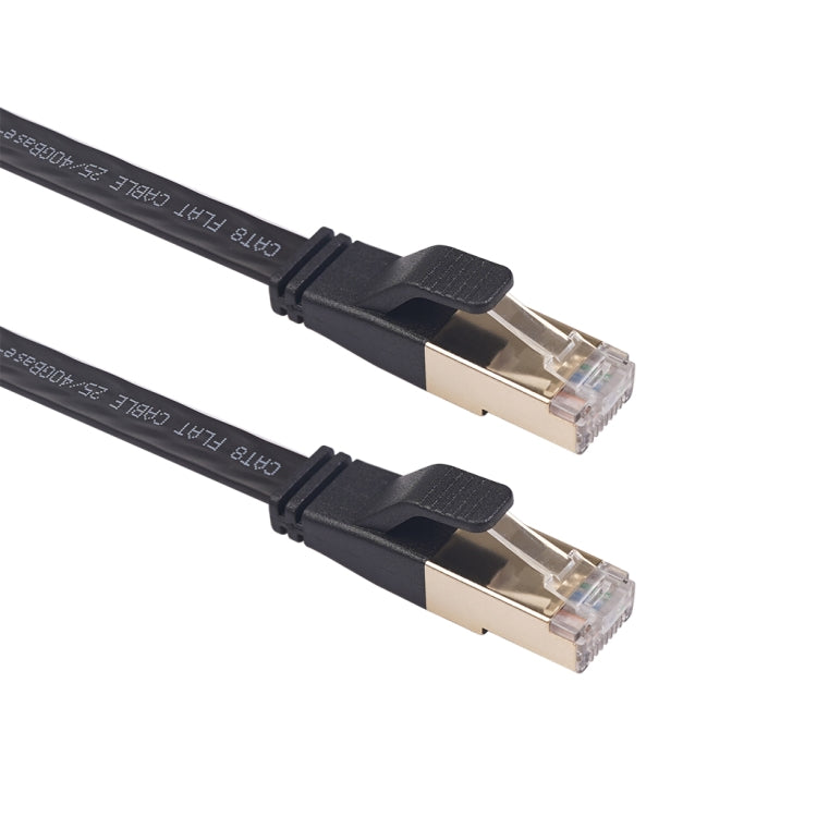 Frendorf | CAT8-2 zweifach abgeschirmtes CAT8 Flachnetzwerk LAN-Kabel, Länge: 10m
