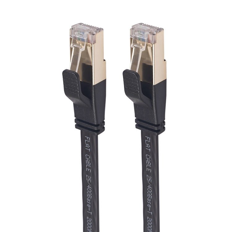 Frendorf | CAT8-2 zweifach abgeschirmtes CAT8 Flachnetzwerk LAN-Kabel, Länge: 10m