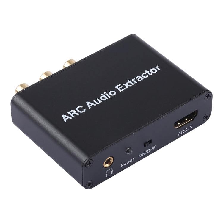 Frendorf | 192KHz ARC Audio Extractor HDMI ARC zu SPDIF + Koaxial + L/R Converter Audio Rückkanal Adapter