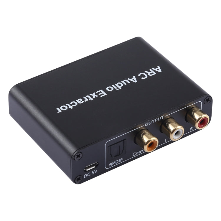 Frendorf | 192KHz ARC Audio Extractor HDMI ARC zu SPDIF + Koaxial + L/R Converter Audio Rückkanal Adapter
