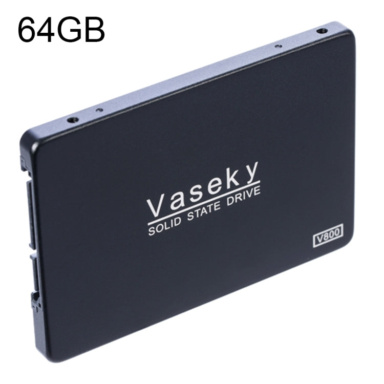 Frendorf | Vaseky V800 64GB 2.5 Zoll SATA3 6GB/s Ultra-Slim 7mm Solid State Drive SSD Festplattenlaufwerk für Desktop, Notebook