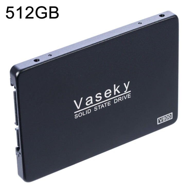 Frendorf | Vaseky V800 512GB 2,5 Zoll SATA3 6GB/s Ultra-Slim 7mm Solid State Drive SSD Festplatte für Desktop, Notebook