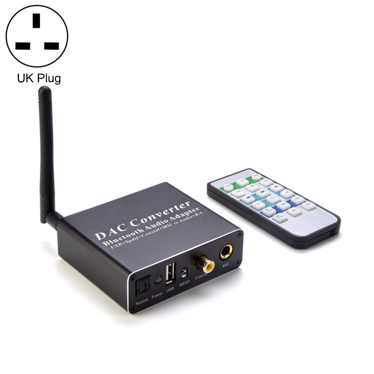 Frendorf | NK-Q8 Bluetooth Audio Adapter DAC Converter mit Fernbedienung, UK Stecker