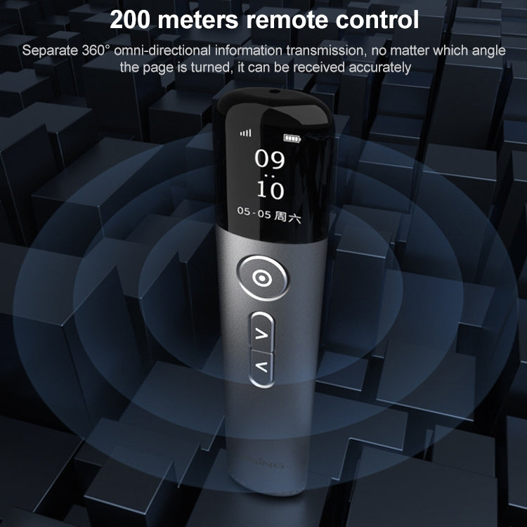 Frendorf | ASiNG A9s Multifunktionaler PPT Page Turning Stift Wireless Presenter (Blau)